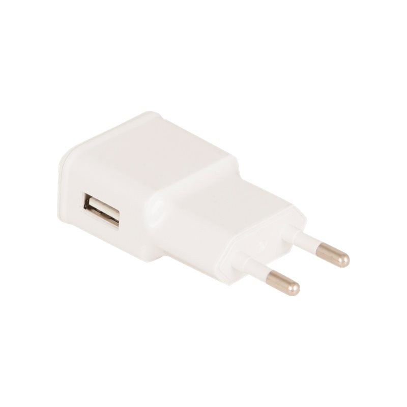 Main charger 1USB 2.1A white