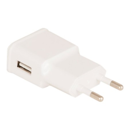 Main charger 1USB 2.1A white