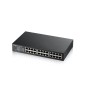 Zyxel GS1100-24E Non-géré Gigabit Ethernet (10/100/1000) Noir Zyxel GS1100-24E Non-géré Gigabit Ethernet (10/100/1000) Noir