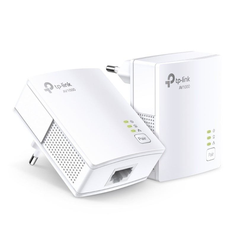 TP-Link TL-PA7017 KIT Adaptateur réseau CPL 1000 Mbit/s Ethernet/LAN Blanc 2 pièce(s) TP-Link TL-PA7017 KIT Adaptateur réseau CPL 1000 Mbit/s Ethernet/LAN Blanc 2 pièce(s)