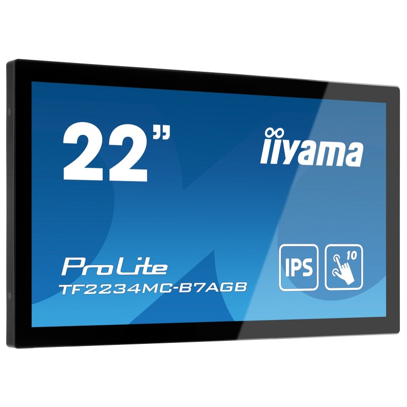 iiyama ProLite TF2234MC-B7AGB écran plat de PC 54,6 cm (21.5") 1920 x 1080 pixels Full HD LED Écran tactile Multi-utilisateur iiyama ProLite TF2234MC-B7AGB écran plat de PC 54,6 cm (21.5") 1920 x 1080 pixels Full HD LED Écran tactile Multi-utilisateur
