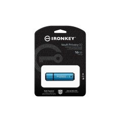 Kingston Technology IronKey 16Go Vault Privacy 50 chiffrée AES-256, FIPS 197