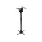 Universal ceiling mount black