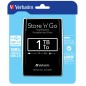 Verbatim Disque dur portable USB Store 'n' Go 3.0, 1 To, noir