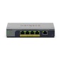NETGEAR GS105EP Non-géré Gigabit Ethernet (10/100/1000) Connexion Ethernet, supportant l'alimentation via ce port (PoE) Gris NETGEAR GS105EP Non-géré Gigabit Ethernet (10/100/1000) Connexion Ethernet, supportant l'alimentation via ce port (PoE) Gris