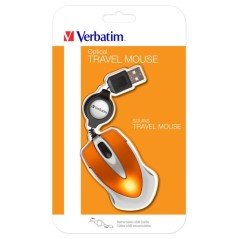 Verbatim Go Mini souris Bureau USB Type-A Optique 1000 DPI