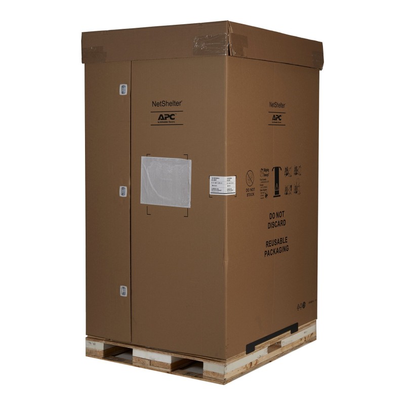 APC NetShelter SX 42U 600 mm de largeur x 1070 mm de profondeur Enveloppe avec côtés Noir - 907 kg. Emballage antichoc APC NetShelter SX 42U 600 mm de largeur x 1070 mm de profondeur Enveloppe avec côtés Noir - 907 kg. Emballage antichoc