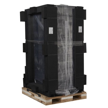 APC NetShelter SX 42U 600 mm de largeur x 1070 mm de profondeur Enveloppe avec côtés Noir - 907 kg. Emballage antichoc