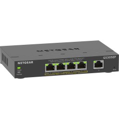 NETGEAR GS305EP Géré L2 L3 Gigabit Ethernet (10 100 1000) Connexion Ethernet, supportant l'alimentation via ce port (PoE) Noir