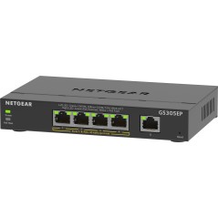 NETGEAR GS305EP Géré L2 L3 Gigabit Ethernet (10 100 1000) Connexion Ethernet, supportant l'alimentation via ce port (PoE) Noir
