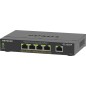 NETGEAR GS305EP Géré L2/L3 Gigabit Ethernet (10/100/1000) Connexion Ethernet, supportant l'alimentation via ce port (PoE) Noir