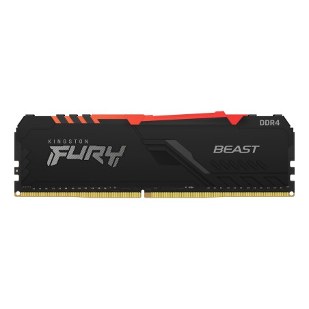 Kingston Technology FURY Beast RGB module de mémoire 8 Go 1 x 8 Go DDR4 3600 MT s 288-pin DIMM