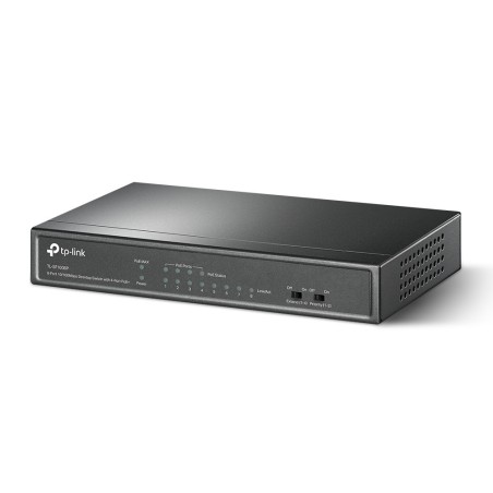 TP-Link TL-SF1008P Non-géré Fast Ethernet (10/100) Connexion Ethernet, supportant l'alimentation via ce port (PoE) Noir
