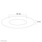 Neomounts FPMA-CRS6 Rosace encastrable au plafond - diam. 60 mm Neomounts FPMA-CRS6 Rosace encastrable au plafond - diam. 60 mm