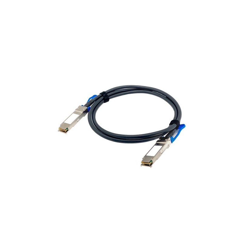 QNAP CAB-DAC15M-Q28 câble InfiniBand et à fibres optiques 1,5 m QSFP28 Noir