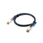 QNAP CAB-DAC15M-Q28 câble InfiniBand et à fibres optiques 1,5 m QSFP28 Noir