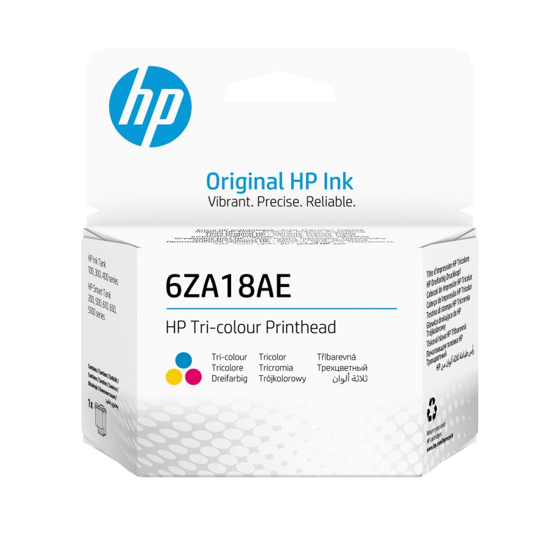 HP Tête d’impression 3 couleurs 6ZA18AE GT