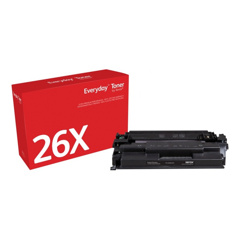 Toner Everyday™ Noir de Xerox compatible avec HP 26X (CF226X), Grande capacité