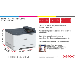 C410 A4 40ppm Duplex Printer PS3