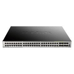 D-Link DGS-3630-52TC SI E commutateur réseau Géré L3 Gigabit Ethernet (10 100 1000) 1U Noir