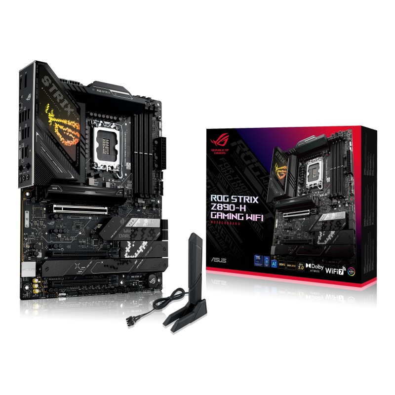 ASUS ROG STRIX Z890-H GAMING WIFI Intel Z890 LGA 1851 (Socket V1) ATX ASUS ROG STRIX Z890-H GAMING WIFI Intel Z890 LGA 1851 (Socket V1) ATX