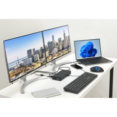 Kensington SD4781P EQ Station d’accueil USB‑C et USB‑A avec deux sorties vidéo 4K