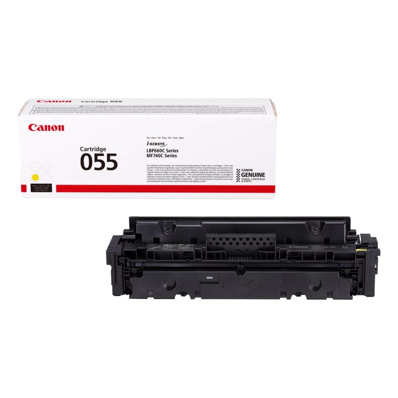 Canon 055 Cartouche de toner 1 pièce(s) Original Jaune Canon 055 Cartouche de toner 1 pièce(s) Original Jaune