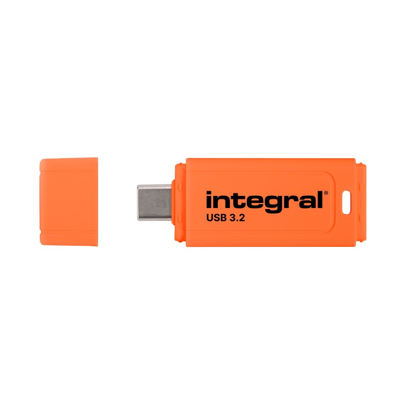 Integral Neon-C INFD128GBNEONCOR3.2 lecteur USB flash 128 Go USB Type-C 3.2 Gen 1 (3.1 Gen 1) Noir