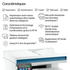 HP LaserJet Pro Réf. 4113dw Noir et blanc Imprimante