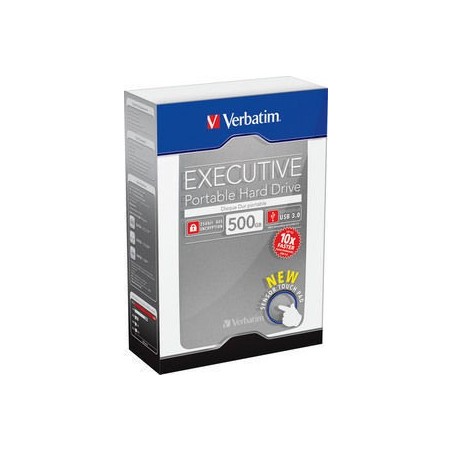 Verbatim Executive disque dur externe 500 Go 5400 tr/min 2.5" USB Type-A 3.2 Gen 1 (3.1 Gen 1) Graphite, Gris