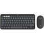 Pebble 2 Combo for Mac TONAL GRAPHITE FR