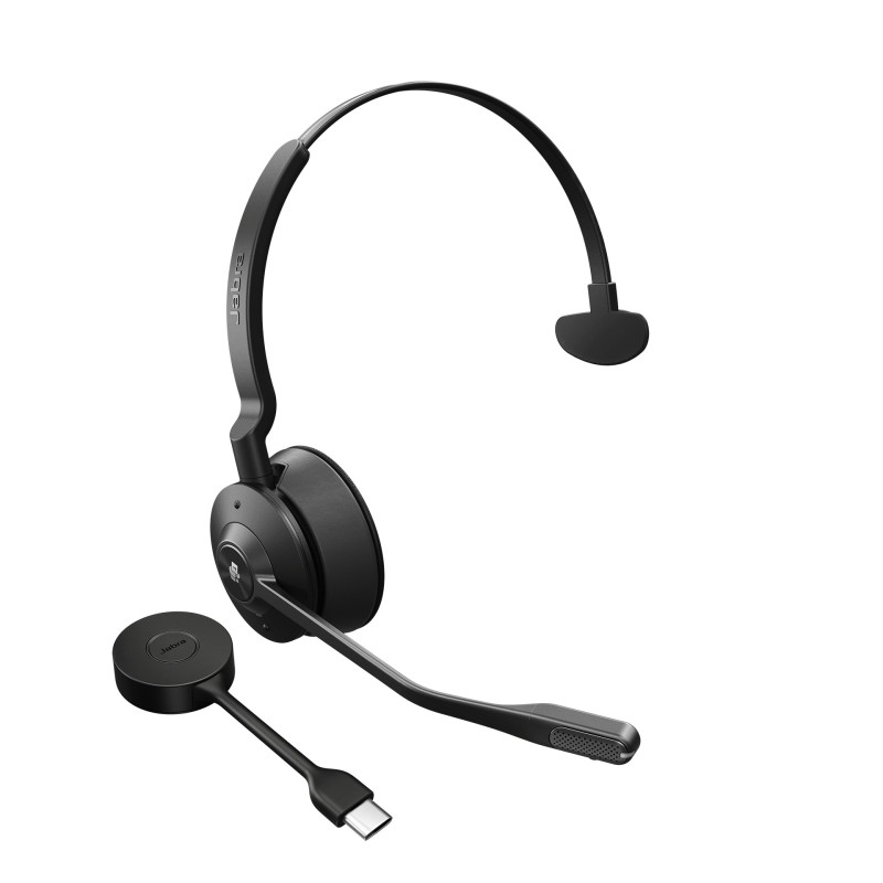 Jabra Engage 55 Casque Sans fil Arceau Bureau/Centre d'appels Noir, Titane Jabra Engage 55 Casque Sans fil Arceau Bureau/Centre d'appels Noir, Titane