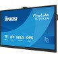 iiyama TE7513A-B2AG Écran d'affichage dynamique Écran plat interactif 190,5 cm (75") Wifi 500 cd/m² 4K Ultra HD Noir Écran