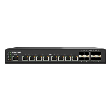 QNAP QSW-IM3216-8S8T commutateur réseau Géré L2 10G Ethernet (100 1000 10000) Noir