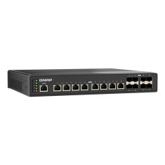 QNAP QSW-IM3216-8S8T commutateur réseau Géré L2 10G Ethernet (100 1000 10000) Noir