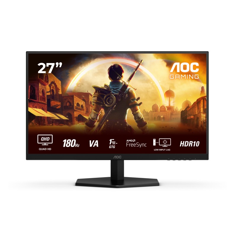 AOC G4 Q27G42XNE écran plat de PC 68,6 cm (27") 2560 x 1440 pixels Quad HD LED Noir, Rouge AOC G4 Q27G42XNE écran plat de PC 68,6 cm (27") 2560 x 1440 pixels Quad HD LED Noir, Rouge