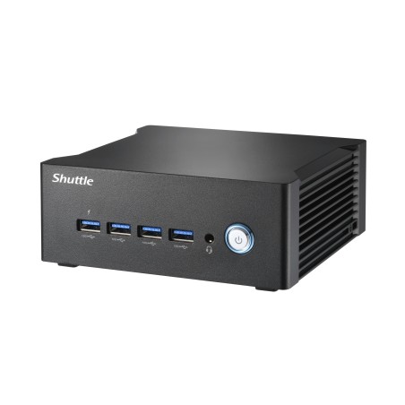 Shuttle Nano PC NA10H7, AMD Ryzen™ 7-8845HS APU, Radeon 780M , 2xHDMI, 2xUSB 4.0 (DP), 2x2.5Gbit LAN, VESA, 24/7