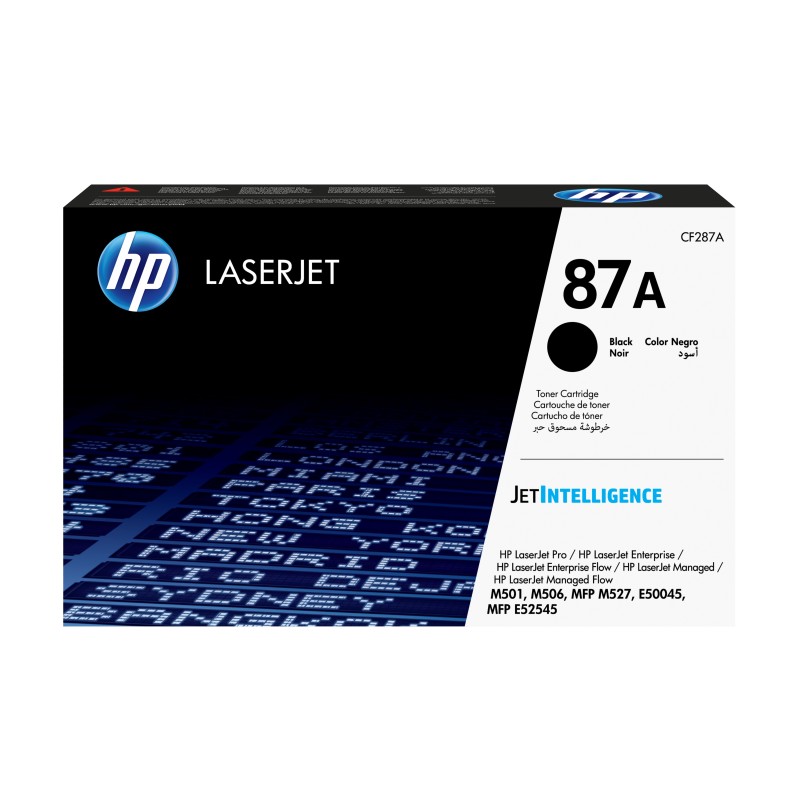 HP 87A toner LaserJet noir authentique HP 87A toner LaserJet noir authentique