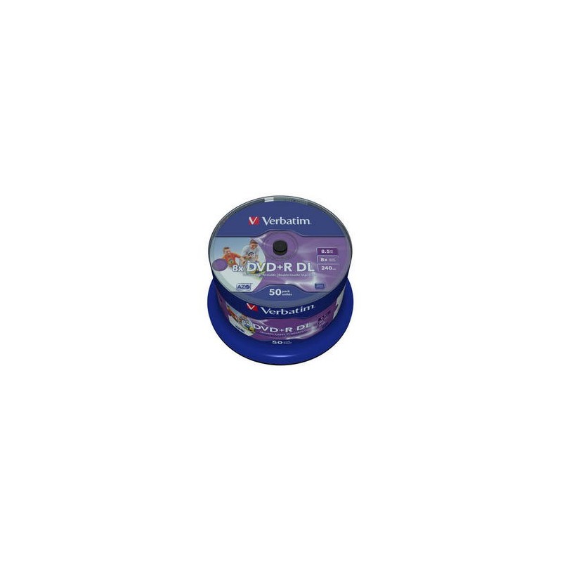 Verbatim 43703 DVD vierge 8,5 Go DVD-R 50 pièce(s)
