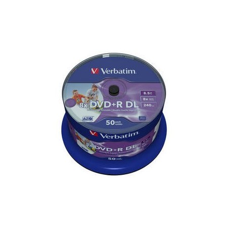 Verbatim 43703 DVD vierge 8,5 Go DVD-R 50 pièce(s)