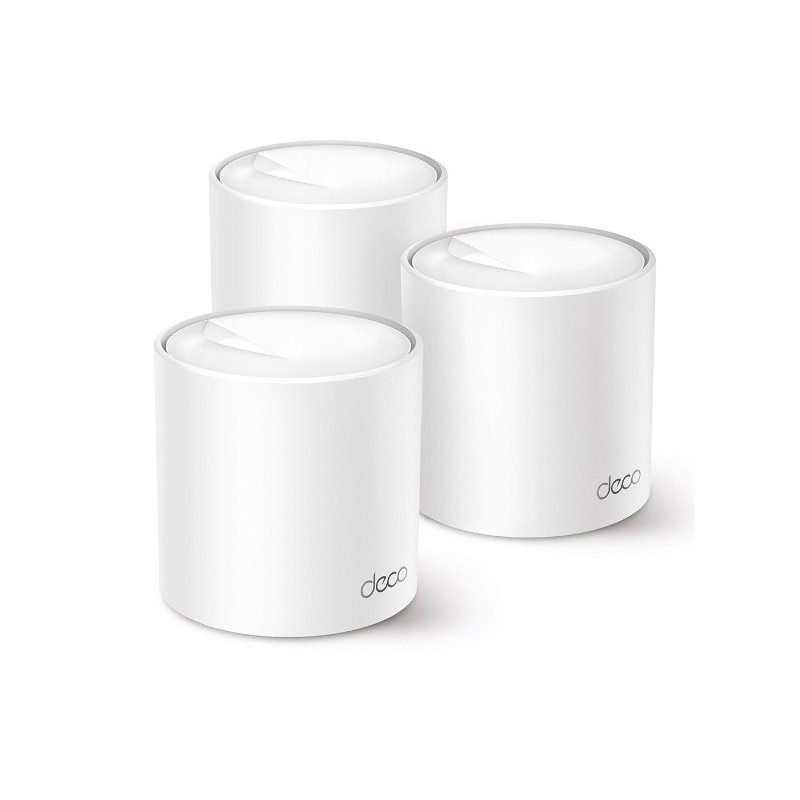 TP-Link Deco X50 (3-pack) Bi-bande (2,4 GHz / 5 GHz) Wi-Fi 6 (802.11ax) Blanc Interne