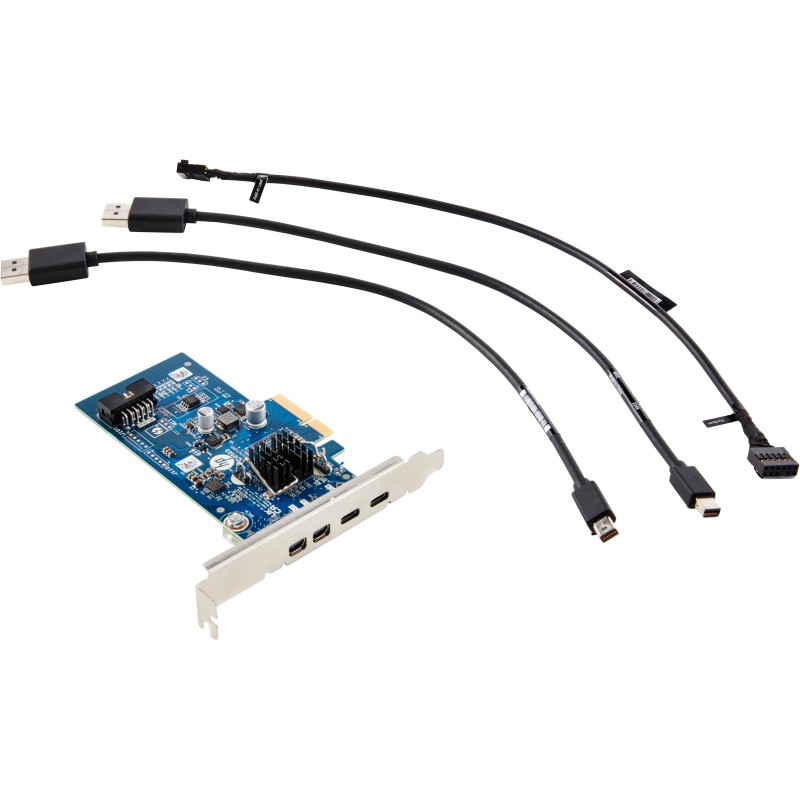 HP Crd Dual TBT4 PCIe x4 LP carte et adaptateur d'interfaces Interne