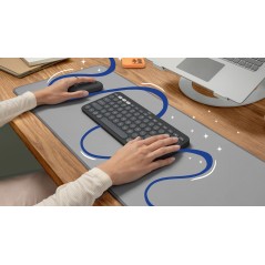 Pebble Keys 2 K380s- GRAPHITE - FRA - BT