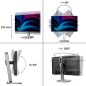 Philips 4000 series 24B2U4301/00 écran plat de PC 60,5 cm (23.8") 1920 x 1080 pixels Full HD LCD Gris Philips 4000 series 24B2U4301/00 écran plat de PC 60,5 cm (23.8") 1920 x 1080 pixels Full HD LCD Gris