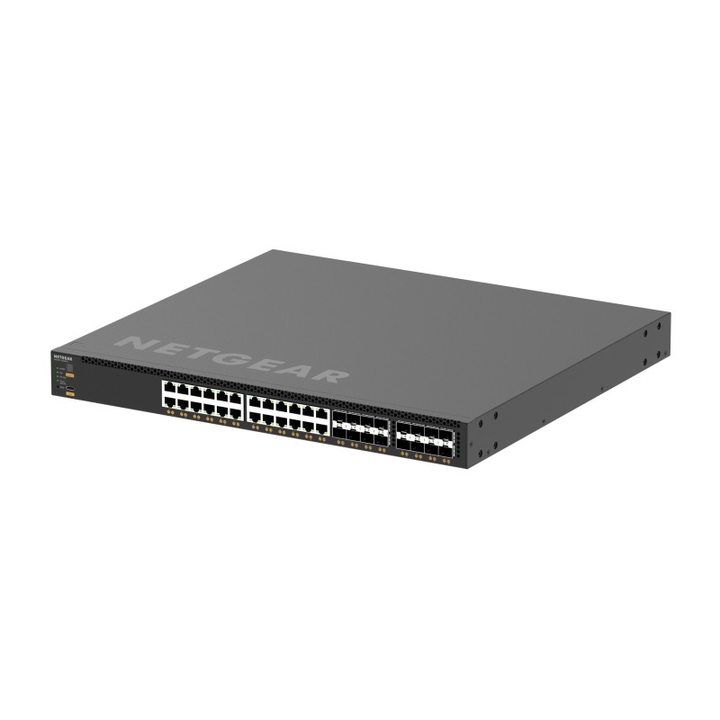 NETGEAR XSM4340V Géré L3 10G Ethernet (100/1000/10000) Connexion Ethernet, supportant l'alimentation via ce port (PoE) 1U Noir