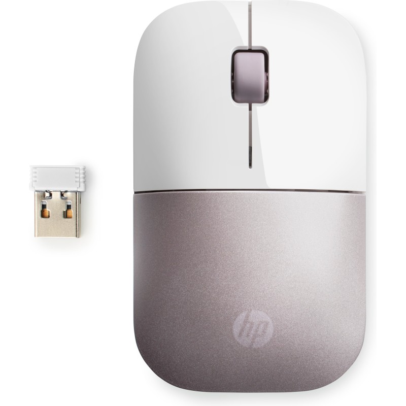 HP Souris sans fil Z3700 - Blanche/rose HP Souris sans fil Z3700 - Blanche/rose