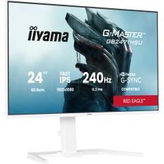iiyama G-MASTER GB2471HSU-W1 écran plat de PC 60,5 cm (23.8") 1920 x 1080 pixels Full HD LED Blanc