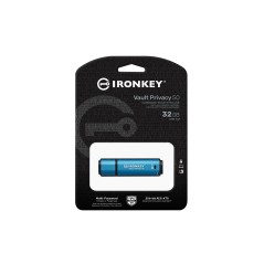 Kingston Technology IronKey 32Go Vault Privacy 50 chiffrée AES-256, FIPS 197