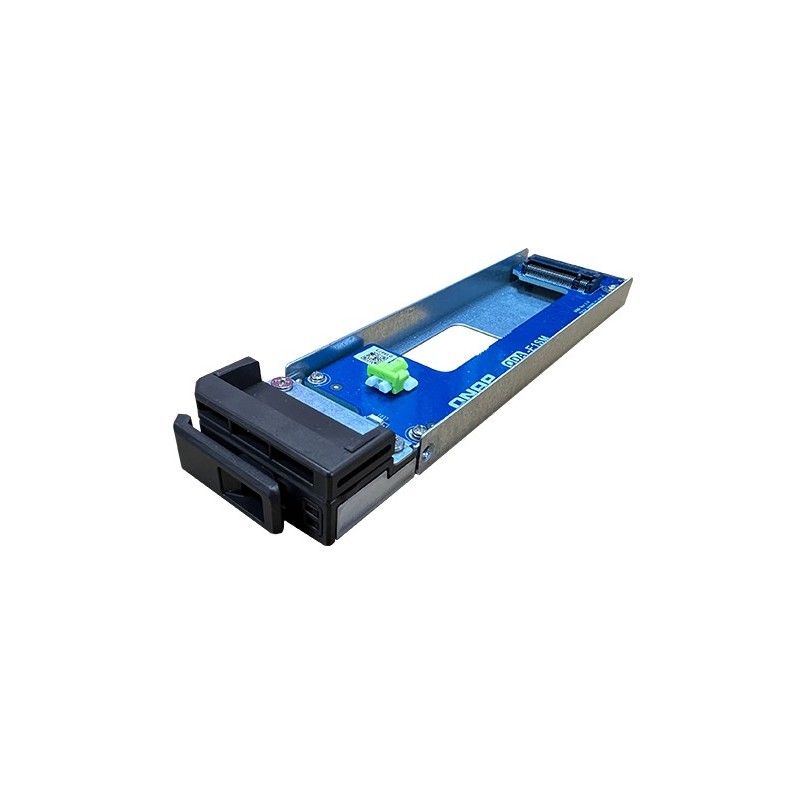 QNAP QDA-E1SM Boîtier de disques de stockage Enceinte ssd Argent, Noir M.2