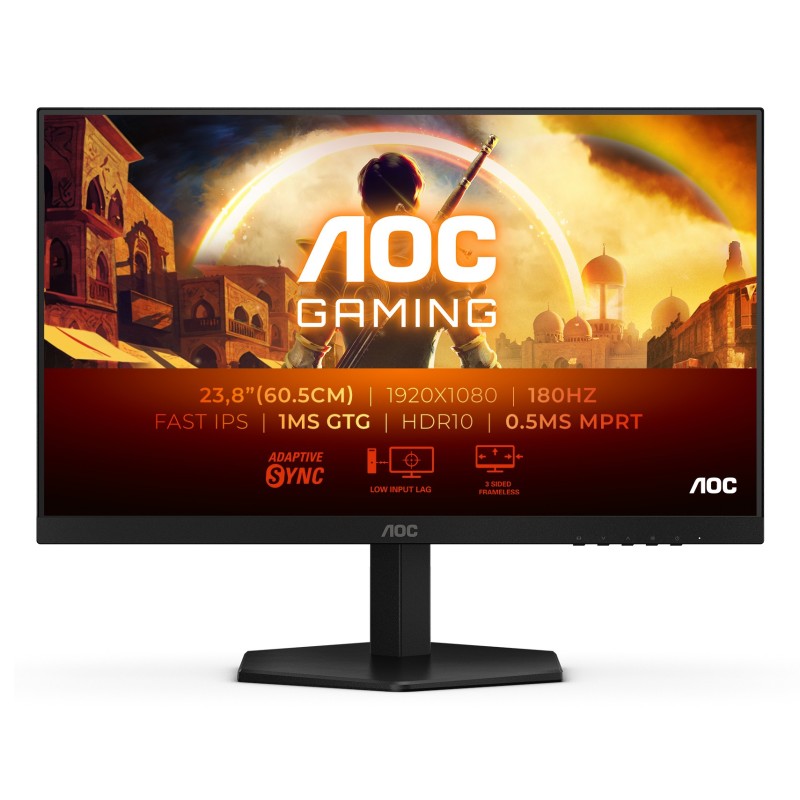 AOC G4 24G42E écran plat de PC 60,5 cm (23.8") 1920 x 1080 pixels Full HD LCD Noir AOC G4 24G42E écran plat de PC 60,5 cm (23.8") 1920 x 1080 pixels Full HD LCD Noir